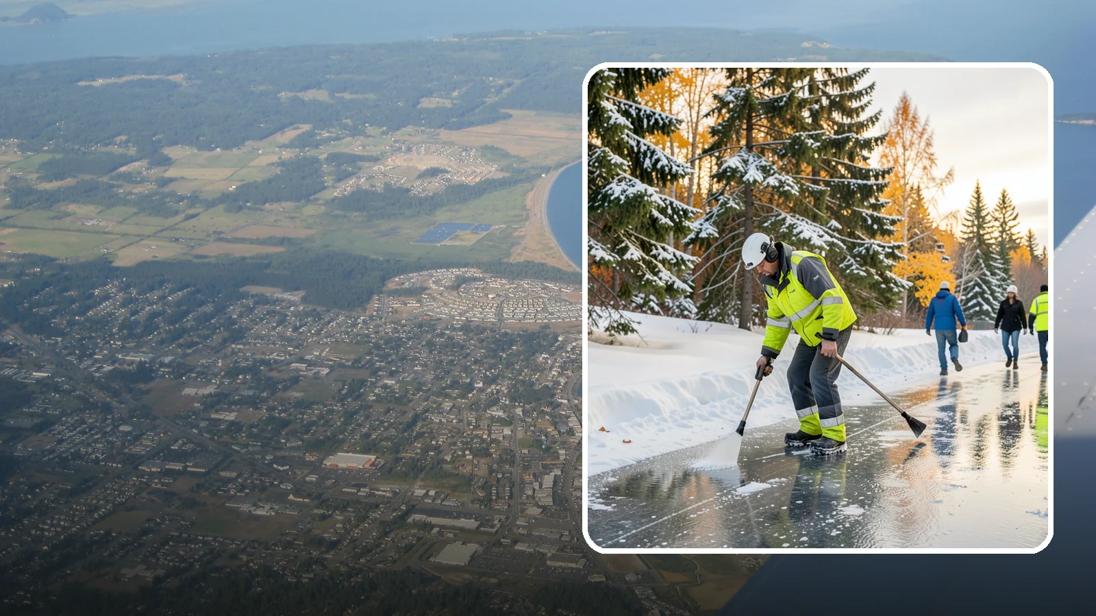 Frozen Walkway Treatment in Oak Harbor, Island County, WA - We treat frozen and glazed walkways across Western Washington on demand so pedestrians can move safely when paths turn to ice.