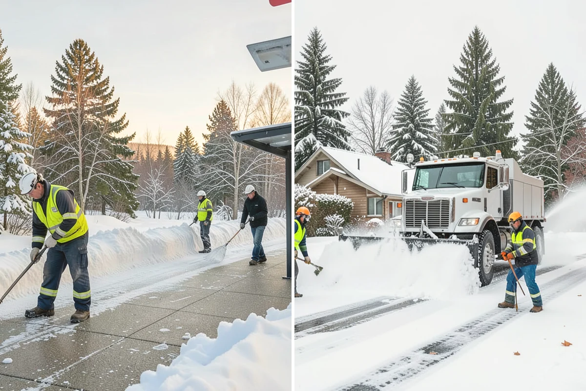 Frozen Walkway Treatment in Oak Harbor, Island County, WA - Confirm which walkways are frozen and prioritize them