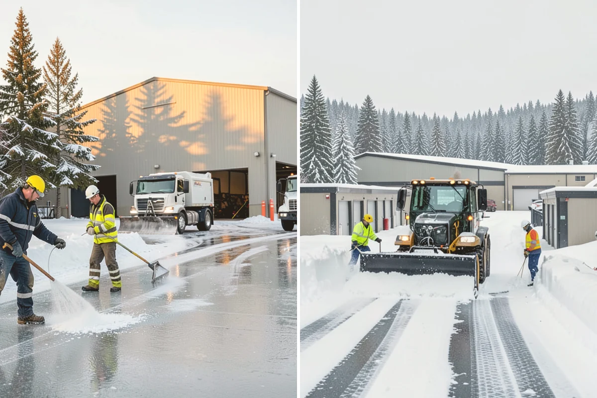 Frozen Walkway Treatment in Orting, Pierce County, WA - Confirm which walkways are frozen and prioritize them