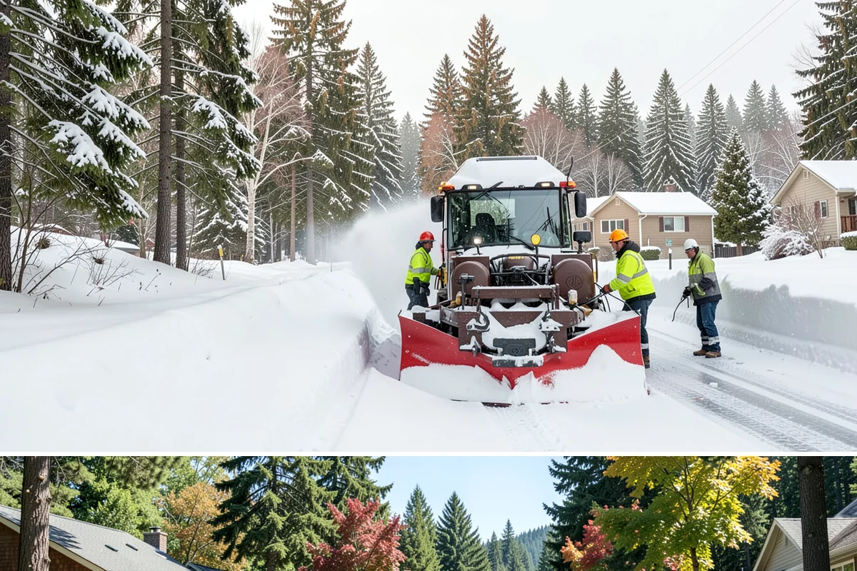 Frozen Walkway Treatment in Orting, Pierce County, WA - Frozen walkway treatment is available all winter, with peak demand during freeze-thaw stretches from late fall into early spring.