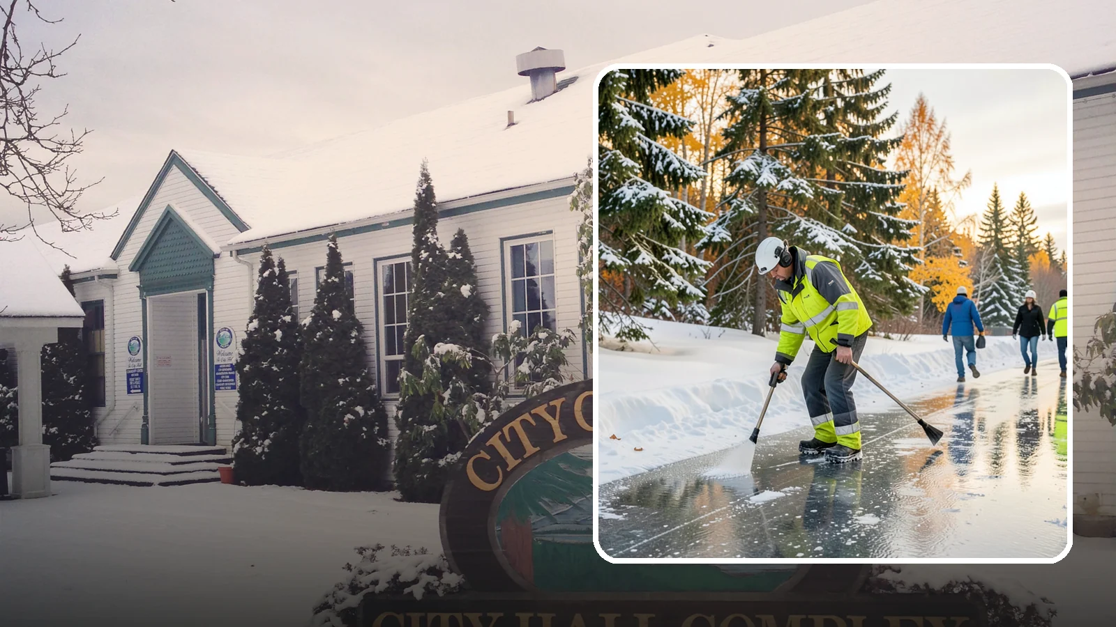Frozen Walkway Treatment in Pacific, King County, WA - We treat frozen and glazed walkways across Western Washington on demand so pedestrians can move safely when paths turn to ice.