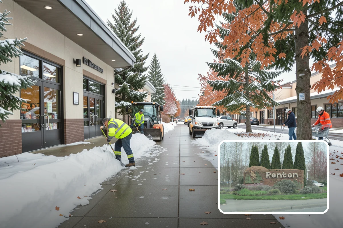 Frozen Walkway Treatment in Renton, King County, WA - On-demand treatment for suddenly frozen paths