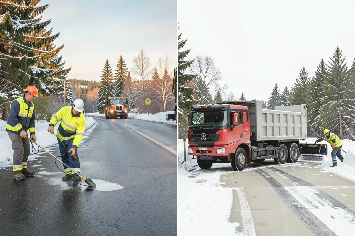 Frozen Walkway Treatment in Ruston, Pierce County, WA - Confirm which walkways are frozen and prioritize them