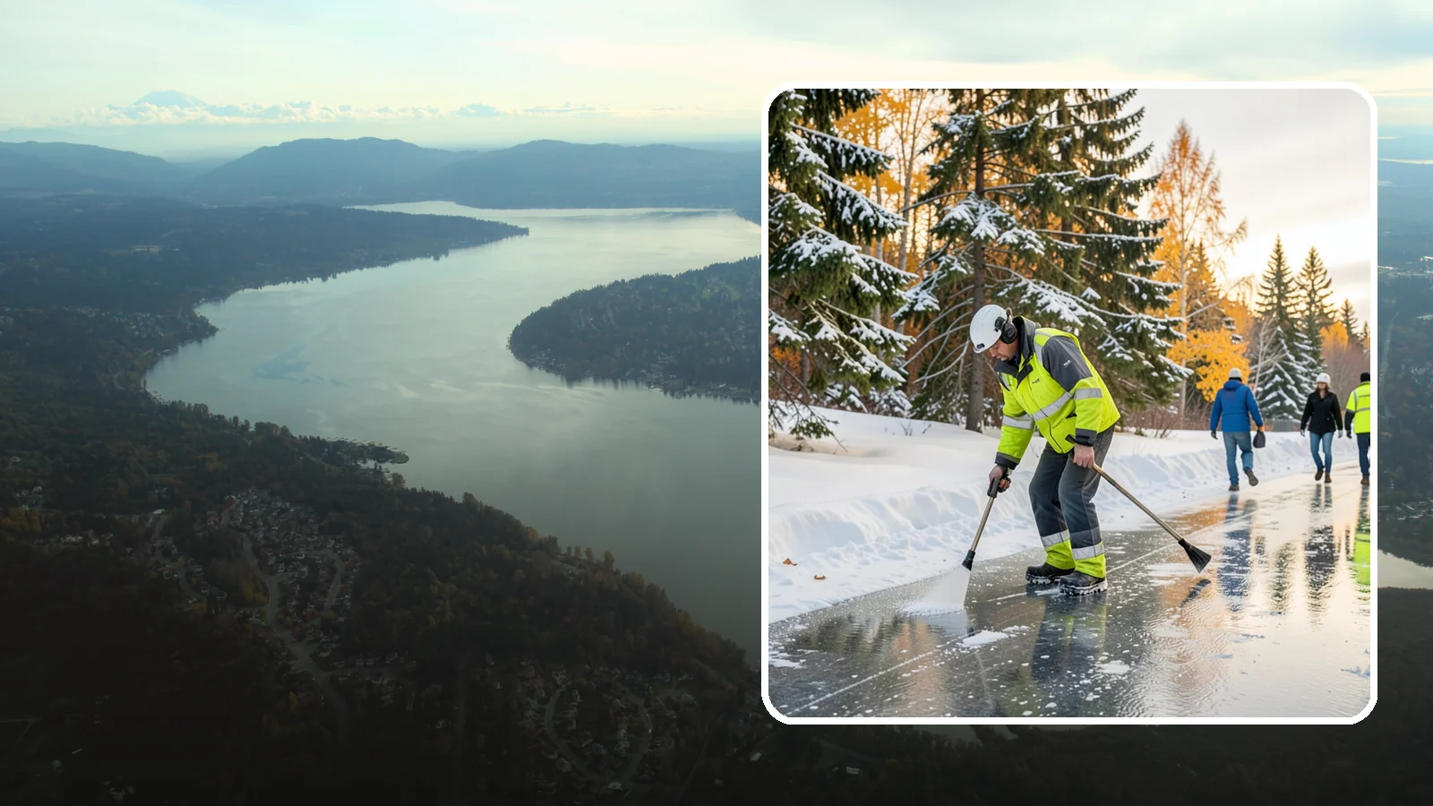 Frozen Walkway Treatment in Sammamish, King County, WA - We treat frozen and glazed walkways across Western Washington on demand so pedestrians can move safely when paths turn to ice.