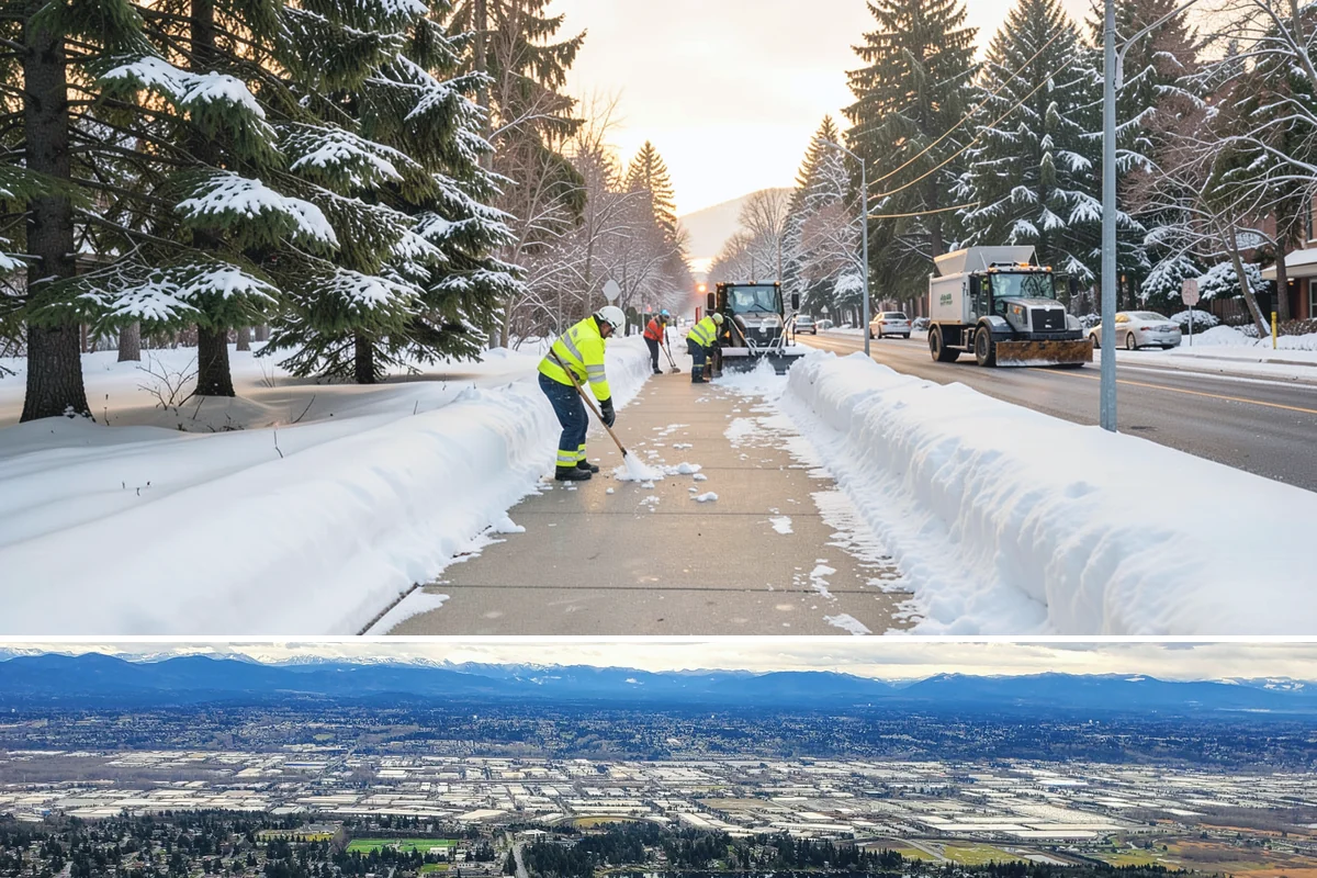 Frozen Walkway Treatment in SeaTac, King County, WA - Frozen walkway treatment is available all winter, with peak demand during freeze-thaw stretches from late fall into early spring.