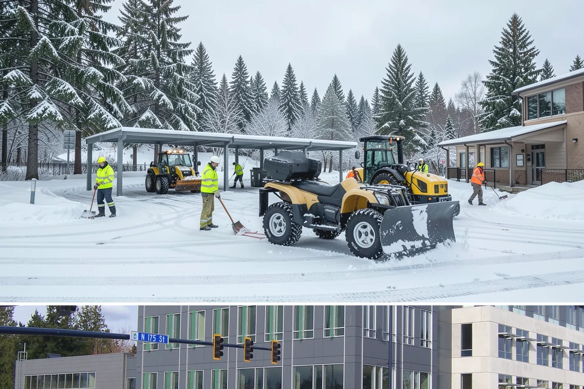 Frozen Walkway Treatment in Shoreline, King County, WA - Frozen walkway treatment is available all winter, with peak demand during freeze-thaw stretches from late fall into early spring.