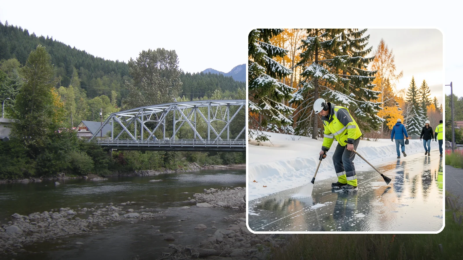 Frozen Walkway Treatment in Skykomish, King County, WA - We treat frozen and glazed walkways across Western Washington on demand so pedestrians can move safely when paths turn to ice.
