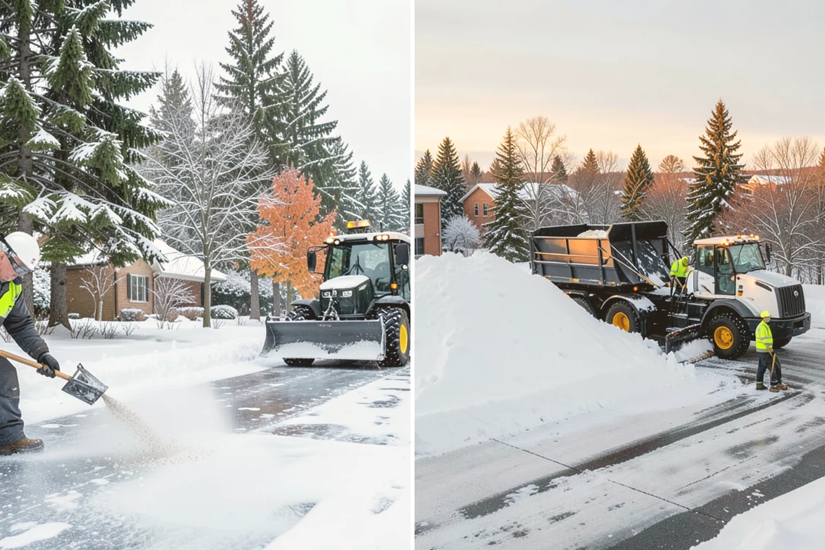 Frozen Walkway Treatment in Stanwood, Snohomish County, WA - Confirm which walkways are frozen and prioritize them