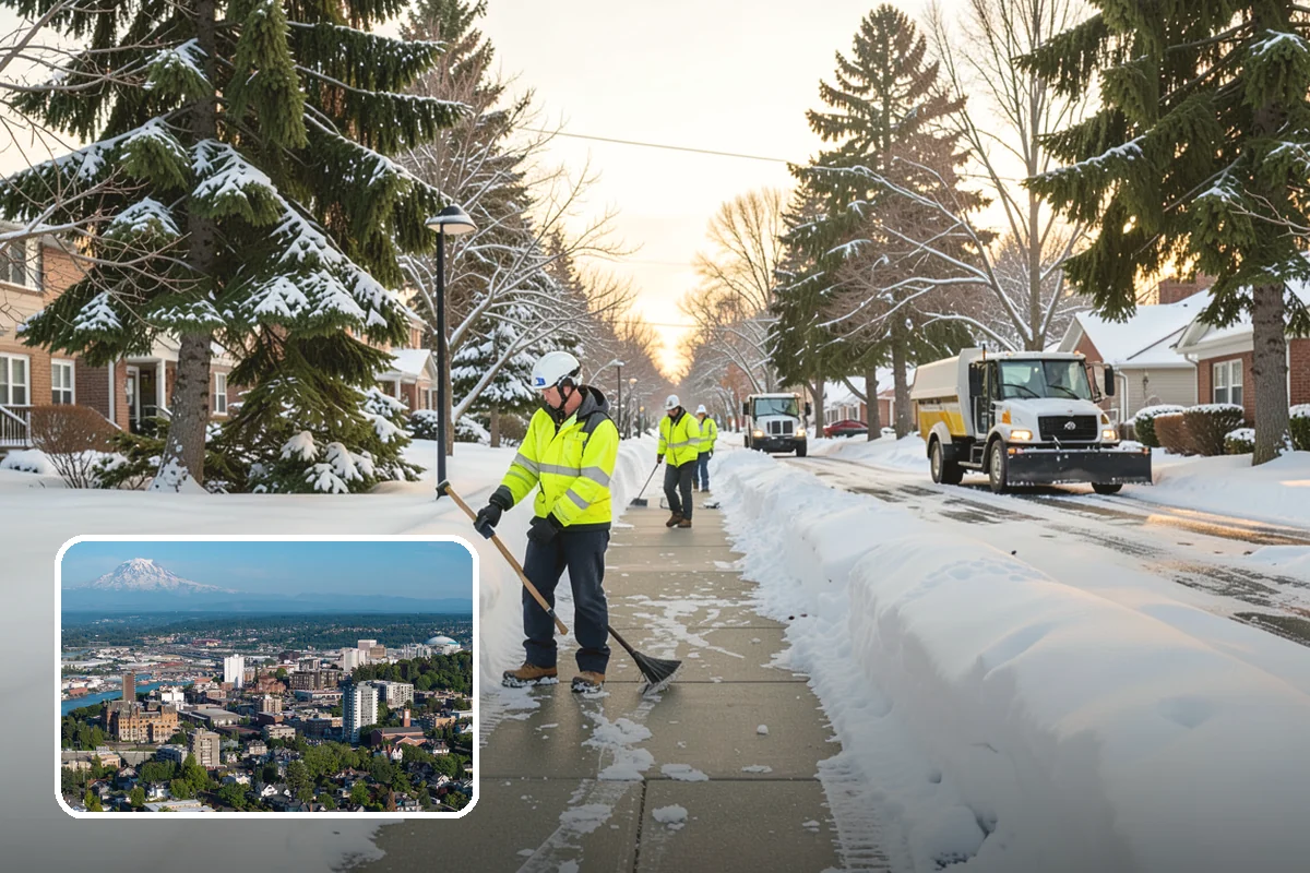 Frozen Walkway Treatment in Tacoma, Pierce County, WA - On-demand treatment for suddenly frozen paths
