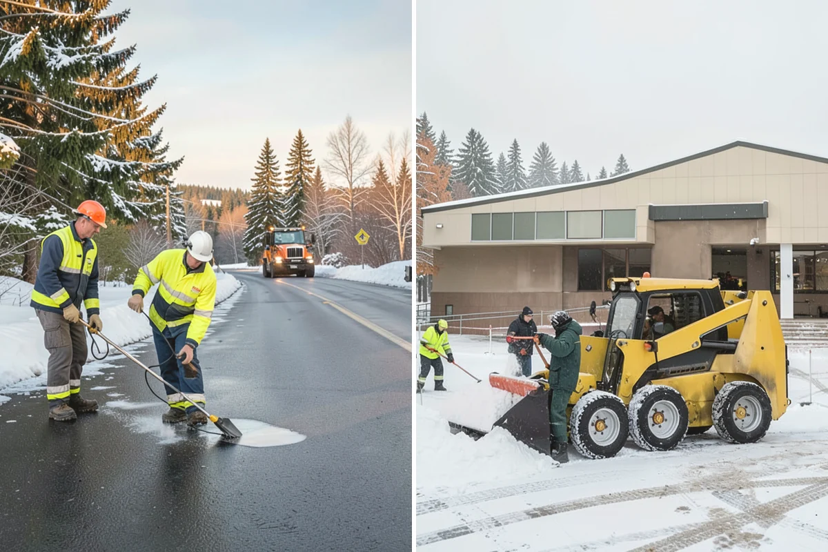 Frozen Walkway Treatment in Tukwila, King County, WA - Confirm which walkways are frozen and prioritize them