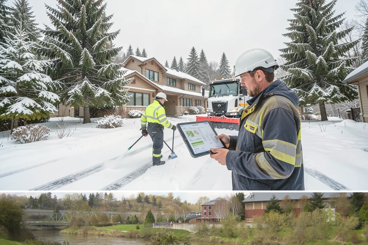 Frozen Walkway Treatment in Tukwila, King County, WA - Frozen walkway treatment is available all winter, with peak demand during freeze-thaw stretches from late fall into early spring.