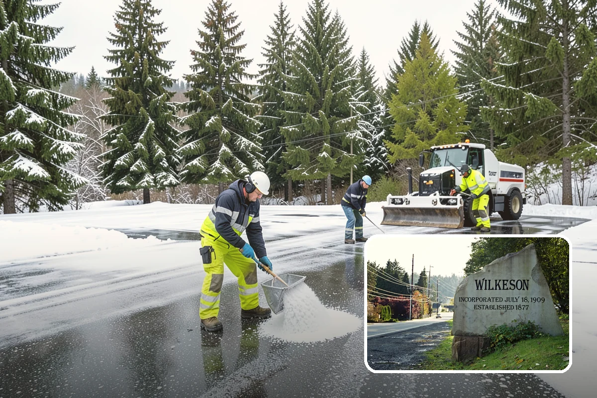 Frozen Walkway Treatment in Wilkeson, Pierce County, WA - On-demand treatment for suddenly frozen paths