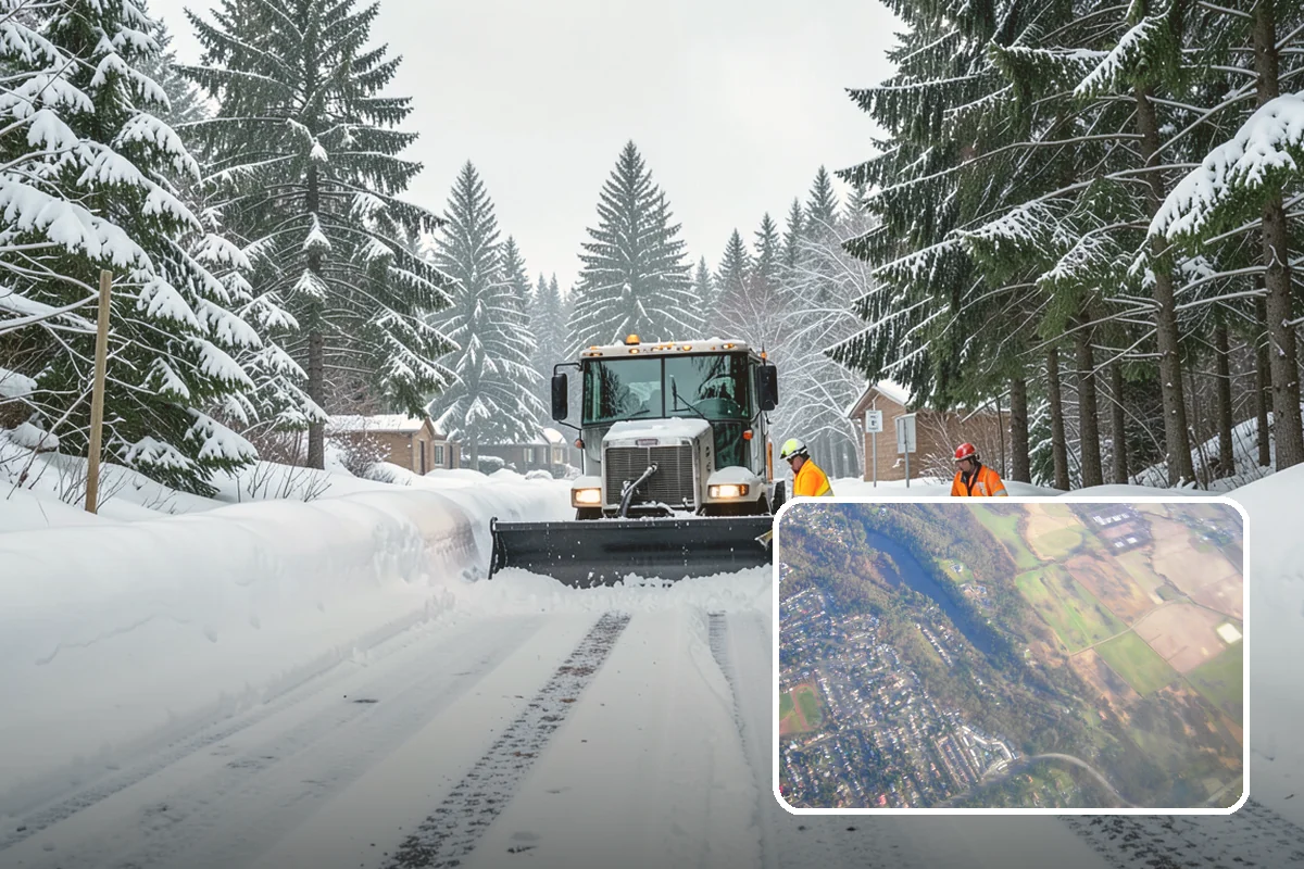Garage Entrance Snow Removal in Algona, King County, WA - Frees the overhead door to open without jamming