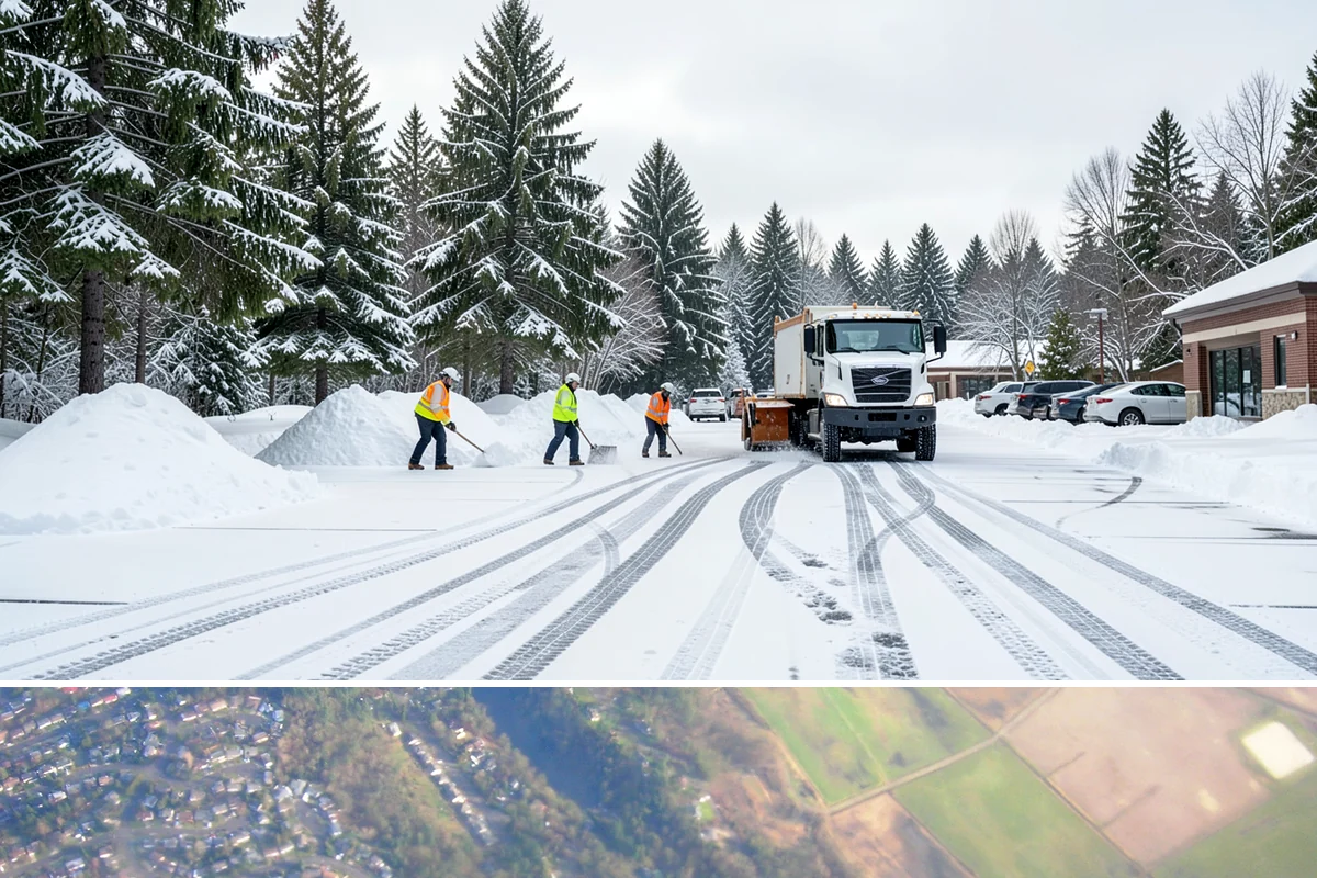 Garage Entrance Snow Removal in Algona, King County, WA - Reserve service in early winter so your garage apron is handled from the season's first freeze.