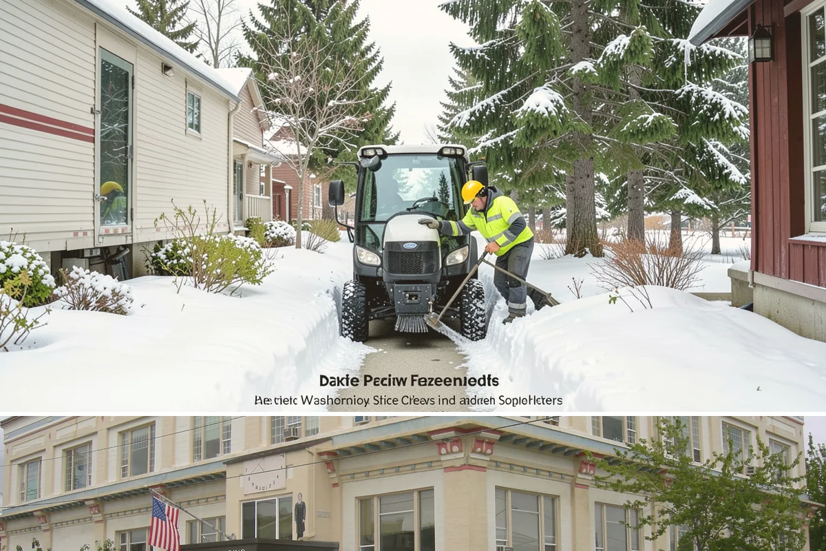Garage Entrance Snow Removal in Anacortes, Skagit County, WA - Reserve service in early winter so your garage apron is handled from the season's first freeze.