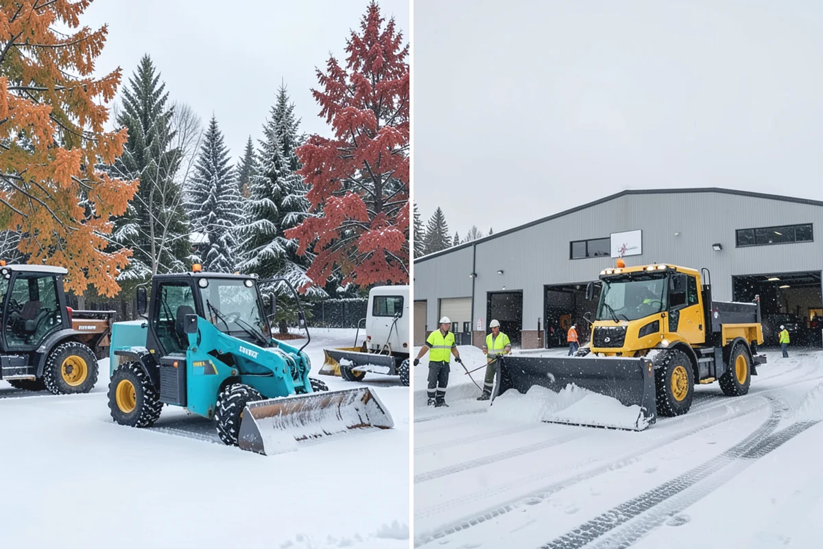 Garage Entrance Snow Removal in Auburn, King County, WA - We inspect the apron and garage door clearance