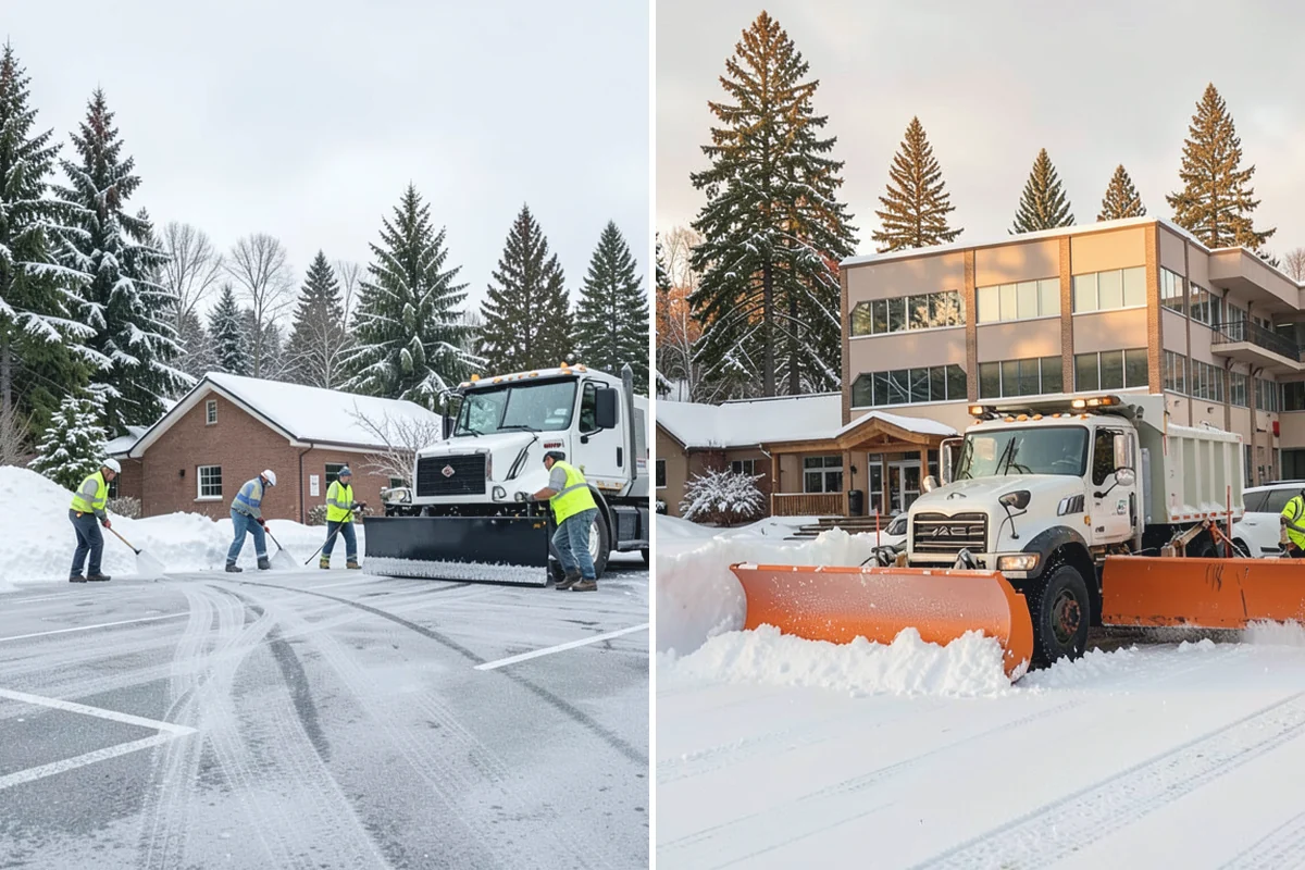 Garage Entrance Snow Removal in Beaux Arts Village, King County, WA - We inspect the apron and garage door clearance