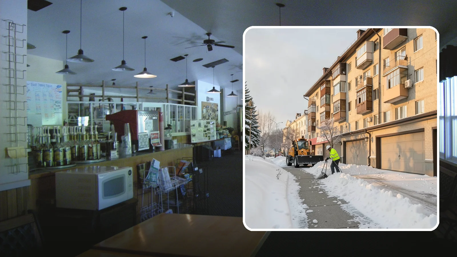 Garage Entrance Snow Removal in Black Diamond, King County, WA - We clear the apron in front of your garage so the door opens freely and you can back out with traction.