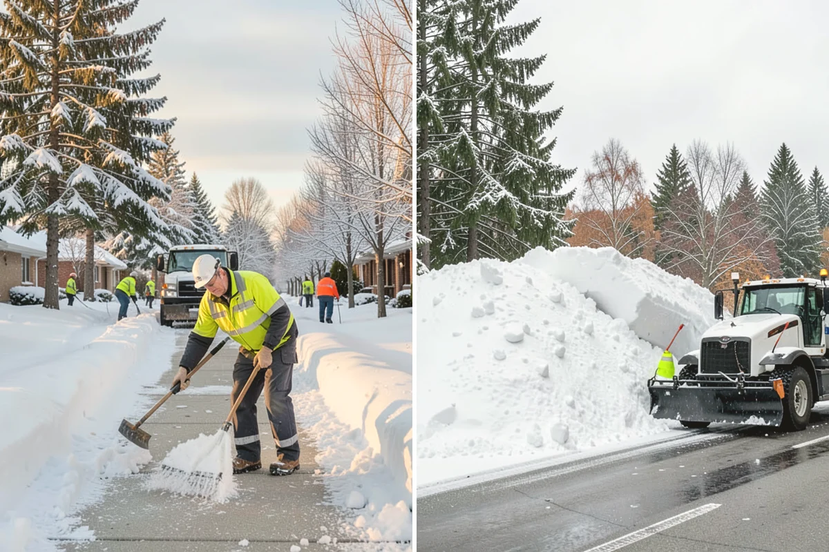 Garage Entrance Snow Removal in Black Diamond, King County, WA - We inspect the apron and garage door clearance