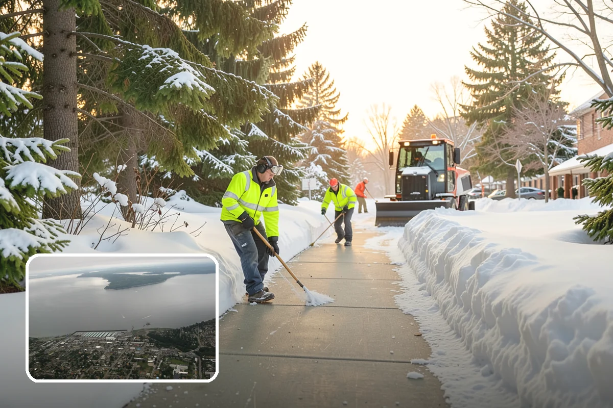 Garage Entrance Snow Removal in Des Moines, King County, WA - Frees the overhead door to open without jamming