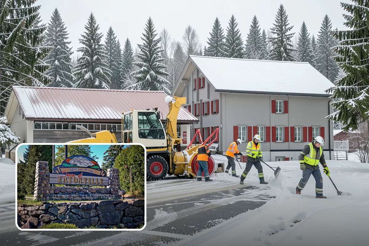 Garage Entrance Snow Removal in Eatonville, Pierce County, WA - Frees the overhead door to open without jamming