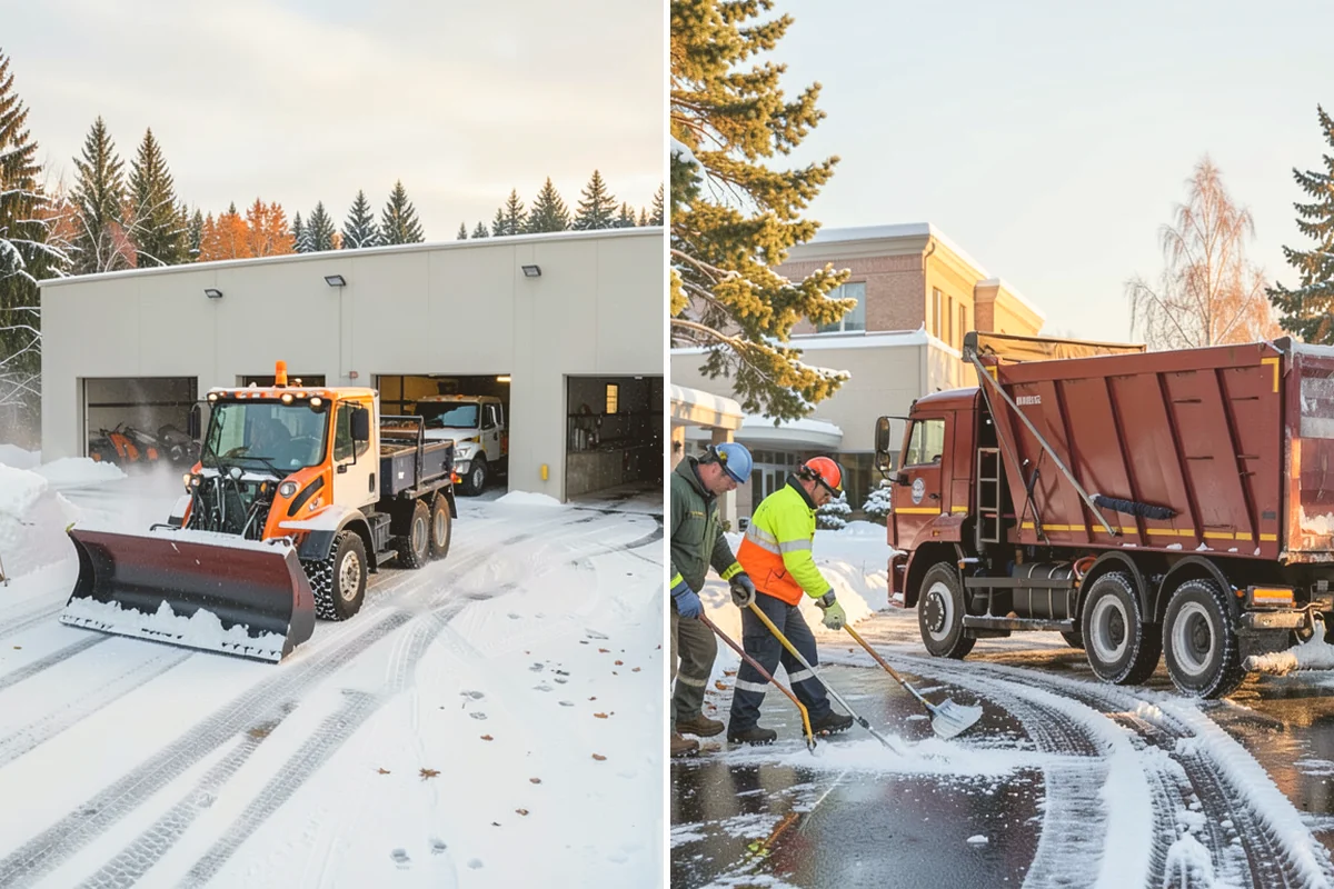 Garage Entrance Snow Removal in Eatonville, Pierce County, WA - We inspect the apron and garage door clearance
