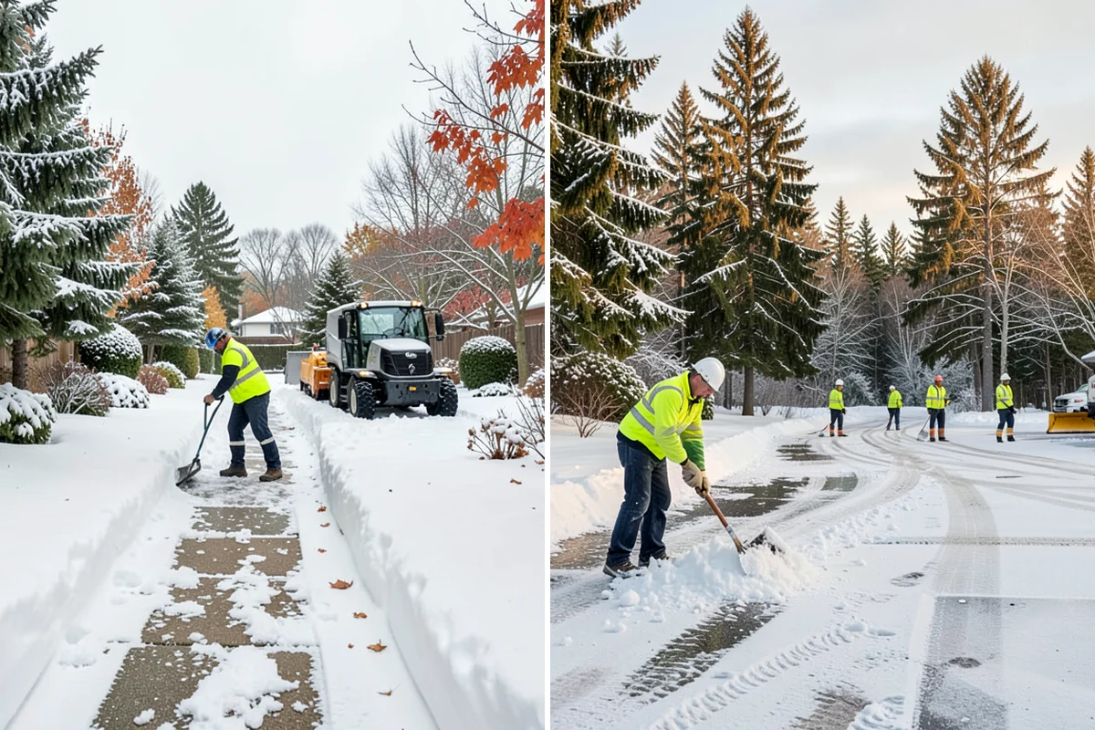 Garage Entrance Snow Removal in Enumclaw, King County, WA - We inspect the apron and garage door clearance