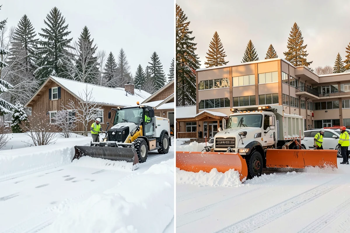 Garage Entrance Snow Removal in Everett, Snohomish County, WA - We inspect the apron and garage door clearance