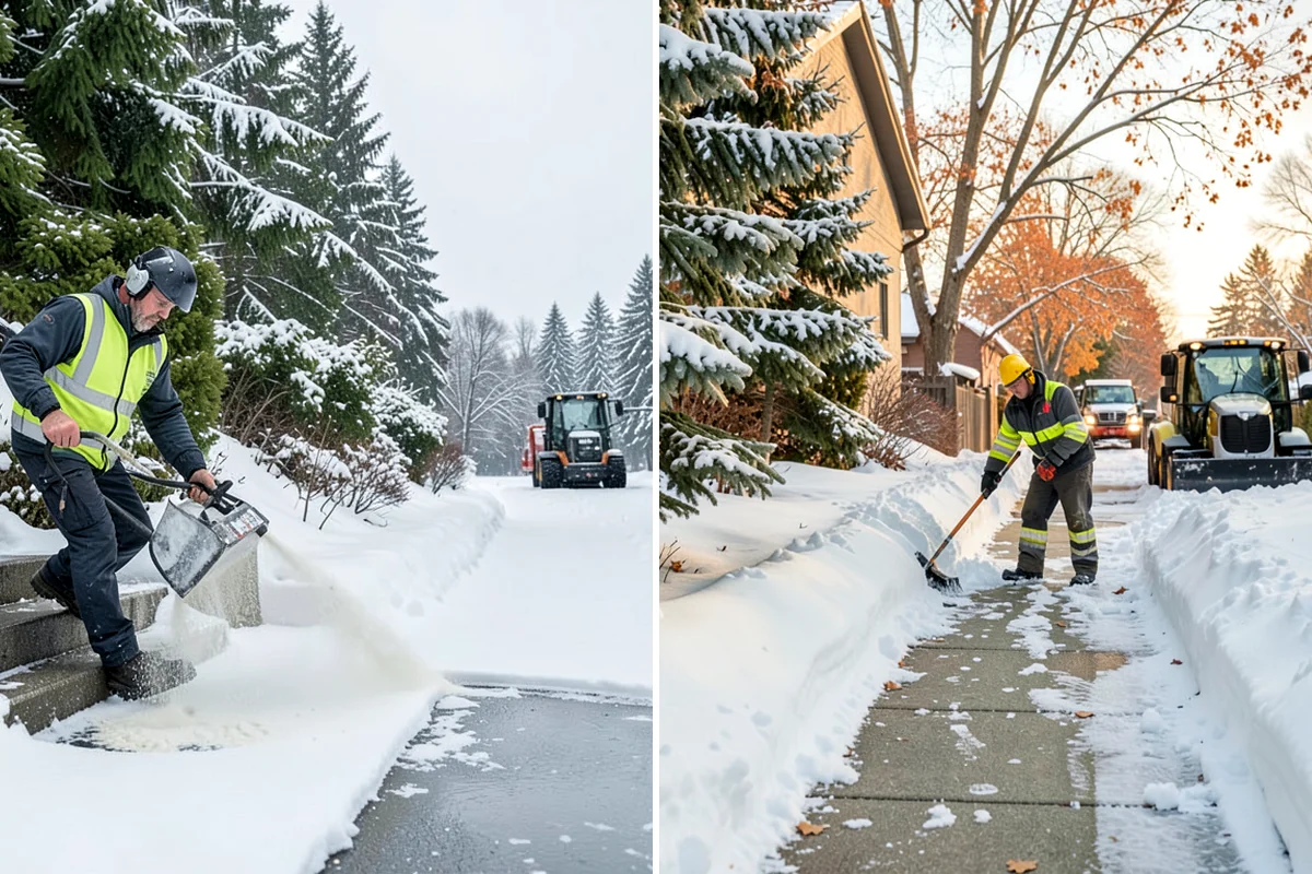 Garage Entrance Snow Removal in Fircrest, Pierce County, WA - We inspect the apron and garage door clearance