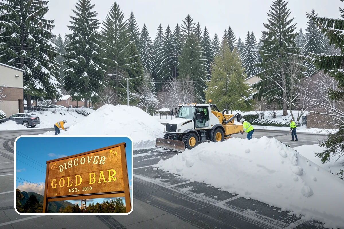 Garage Entrance Snow Removal in Gold Bar, Snohomish County, WA - Frees the overhead door to open without jamming