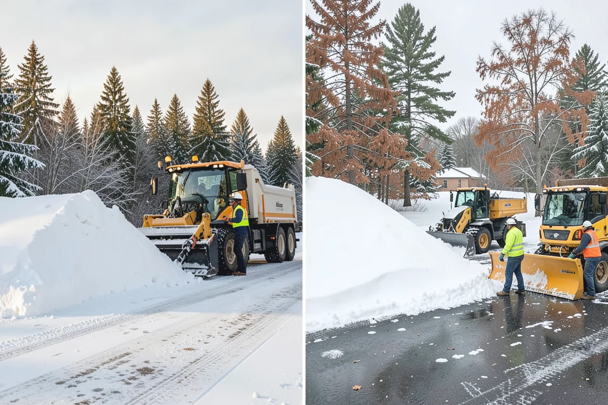 Garage Entrance Snow Removal in Gold Bar, Snohomish County, WA - We inspect the apron and garage door clearance