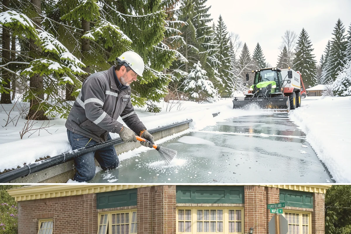Garage Entrance Snow Removal in Hamilton, Skagit County, WA - Reserve service in early winter so your garage apron is handled from the season's first freeze.