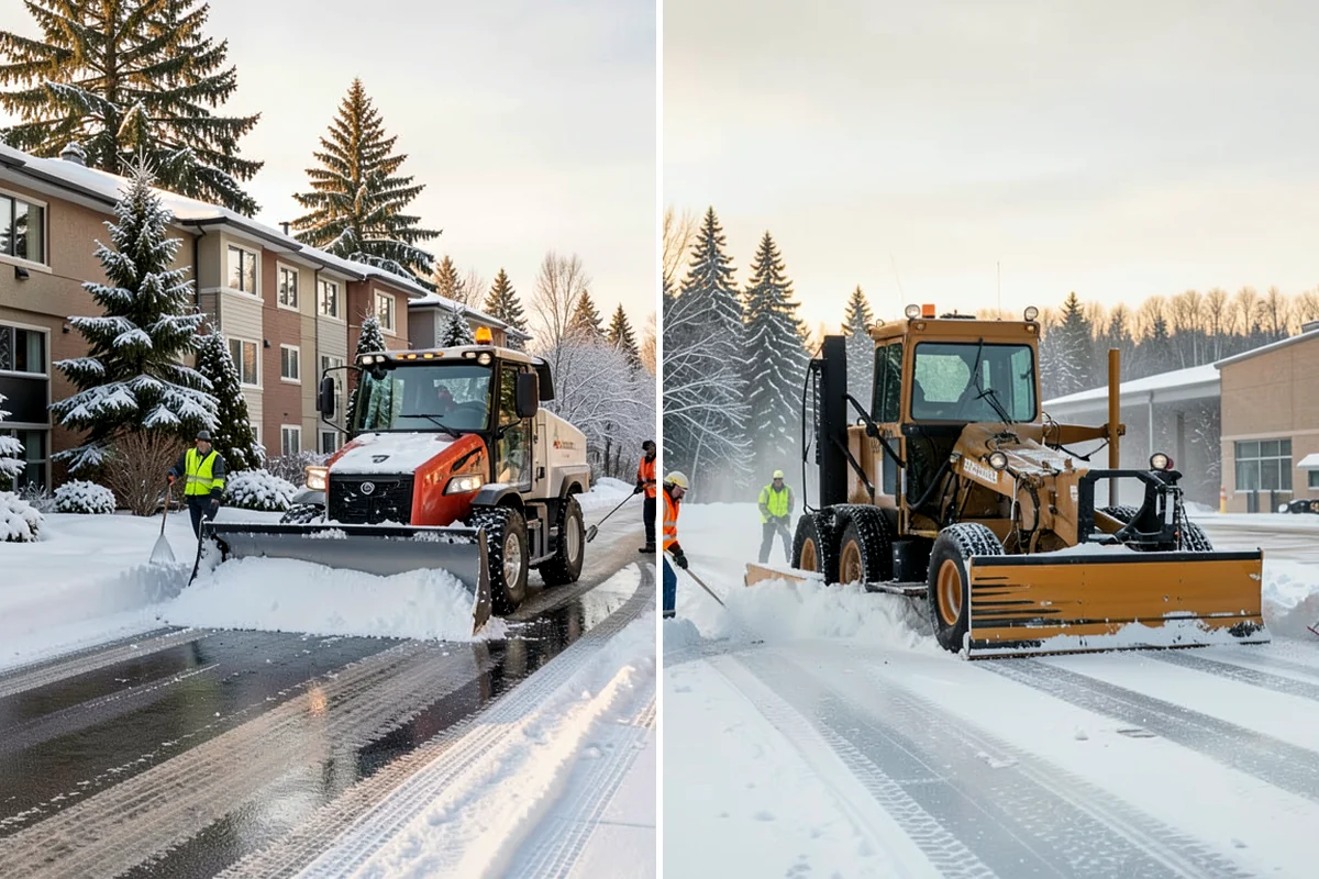 Garage Entrance Snow Removal in Hunts Point, King County, WA - We inspect the apron and garage door clearance