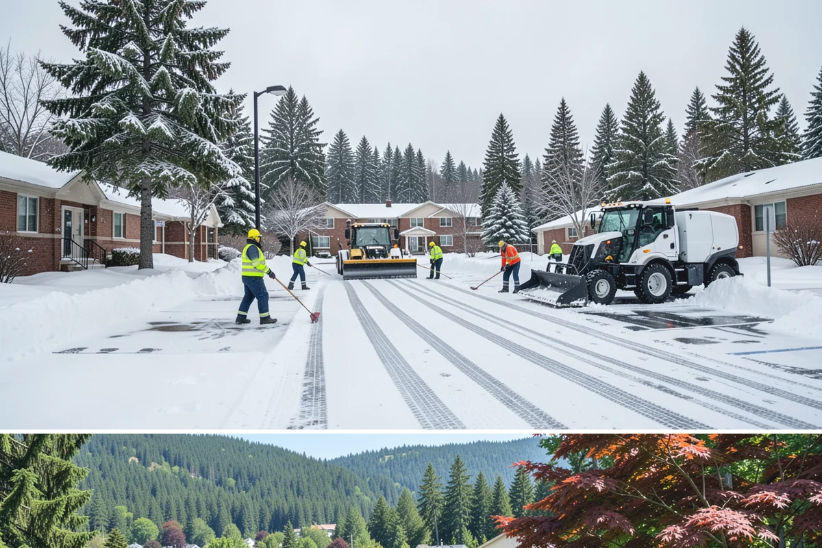 Garage Entrance Snow Removal in Index, Snohomish County, WA - Reserve service in early winter so your garage apron is handled from the season's first freeze.