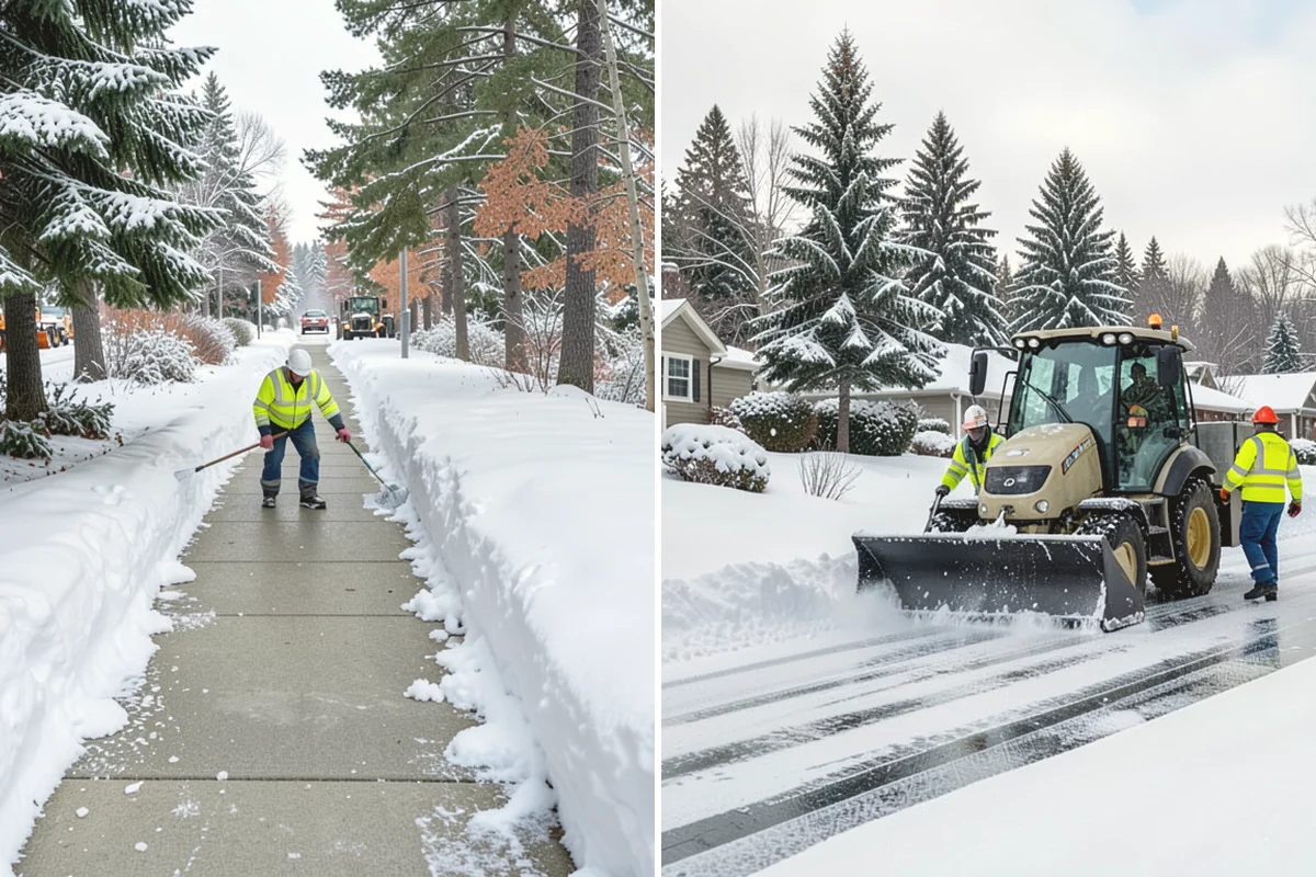 Garage Entrance Snow Removal in Issaquah, King County, WA - We inspect the apron and garage door clearance