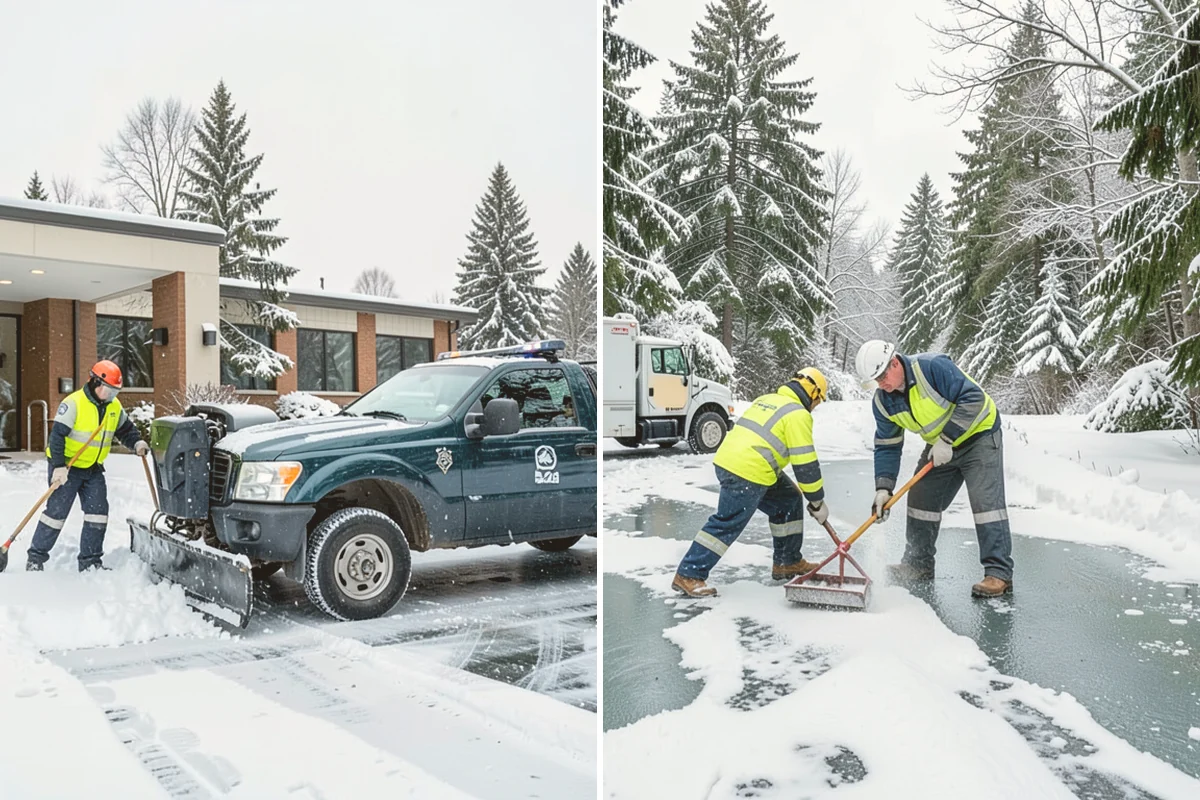 Garage Entrance Snow Removal in Langley, Island County, WA - We inspect the apron and garage door clearance