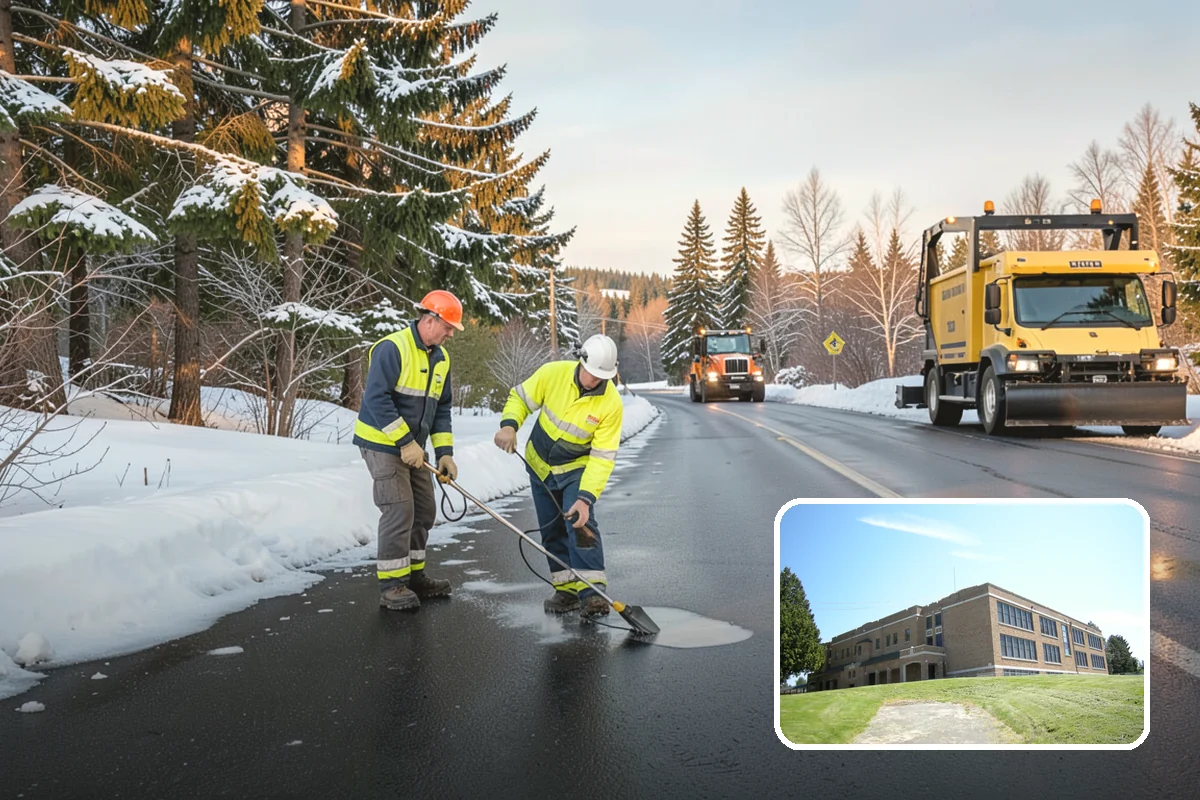 Garage Entrance Snow Removal in Maple Valley, King County, WA - Frees the overhead door to open without jamming