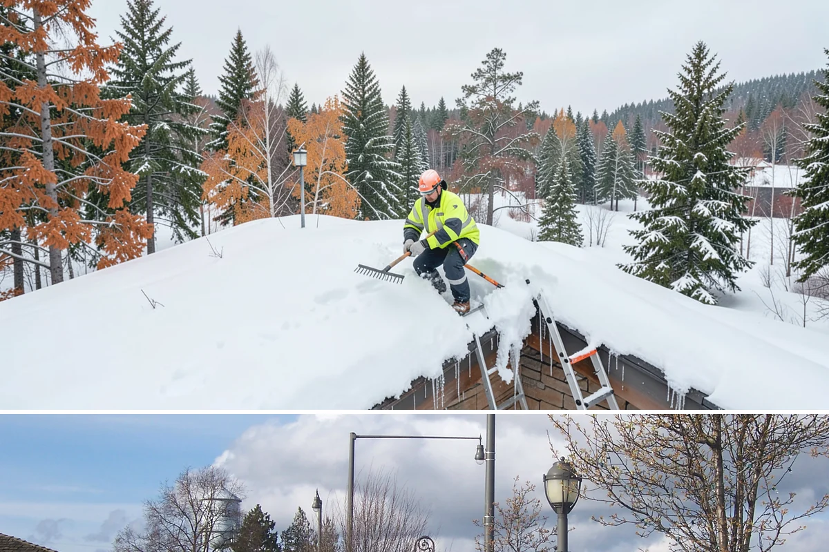 Garage Entrance Snow Removal in Marysville, Snohomish County, WA - Reserve service in early winter so your garage apron is handled from the season's first freeze.