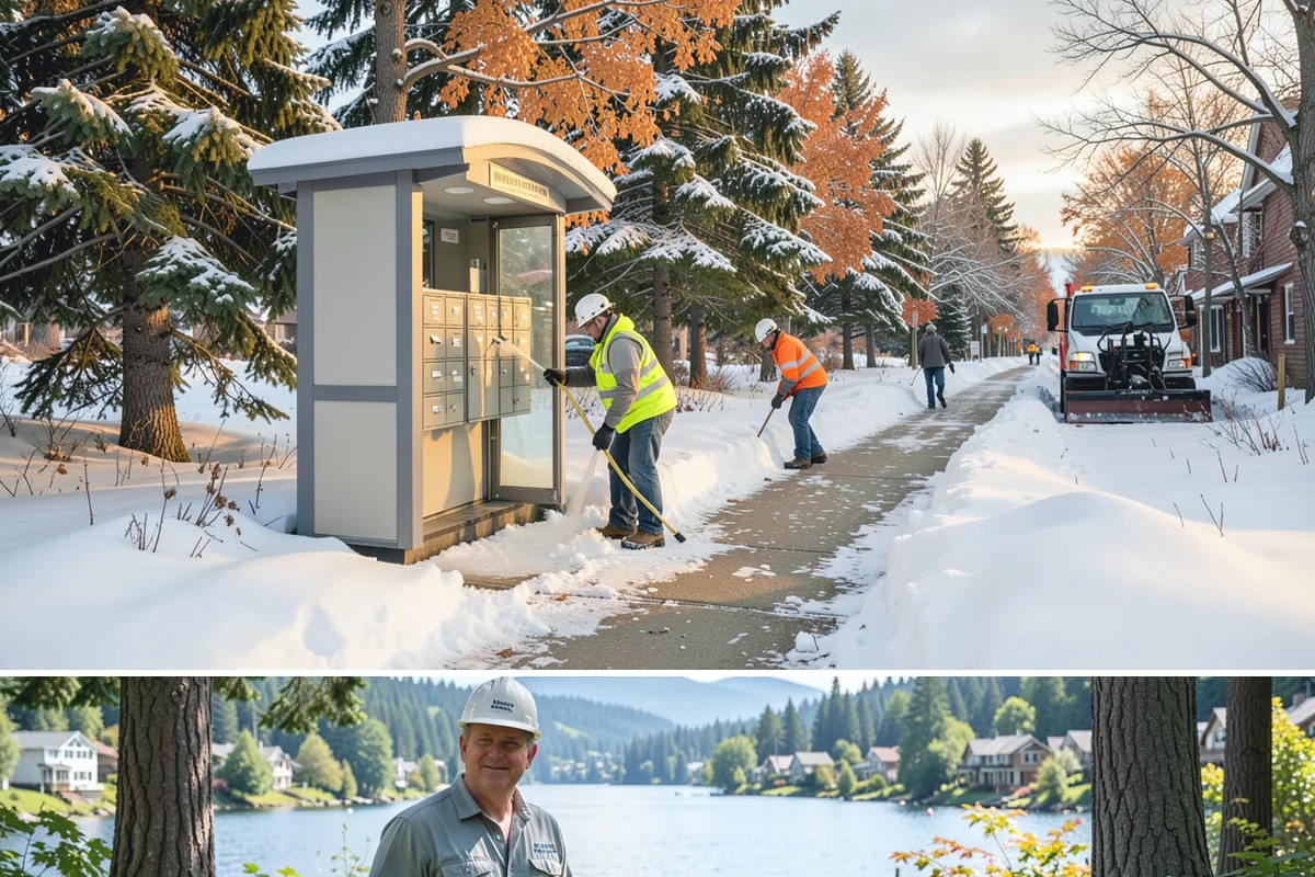 Garage Entrance Snow Removal in Milton, King County, WA - Reserve service in early winter so your garage apron is handled from the season's first freeze.