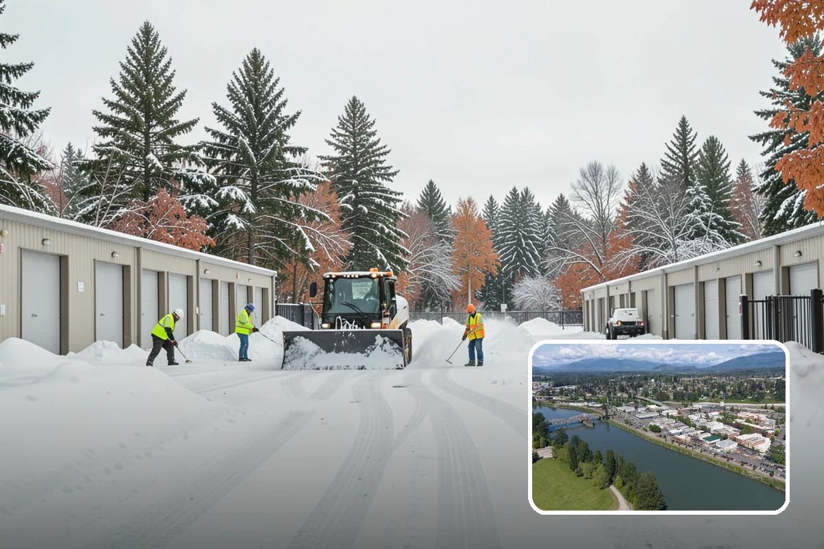 Garage Entrance Snow Removal in Mount Vernon, Skagit County, WA - Frees the overhead door to open without jamming