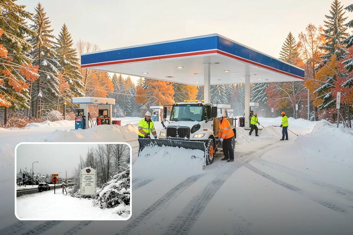 Garage Entrance Snow Removal in Newcastle, King County, WA - Frees the overhead door to open without jamming