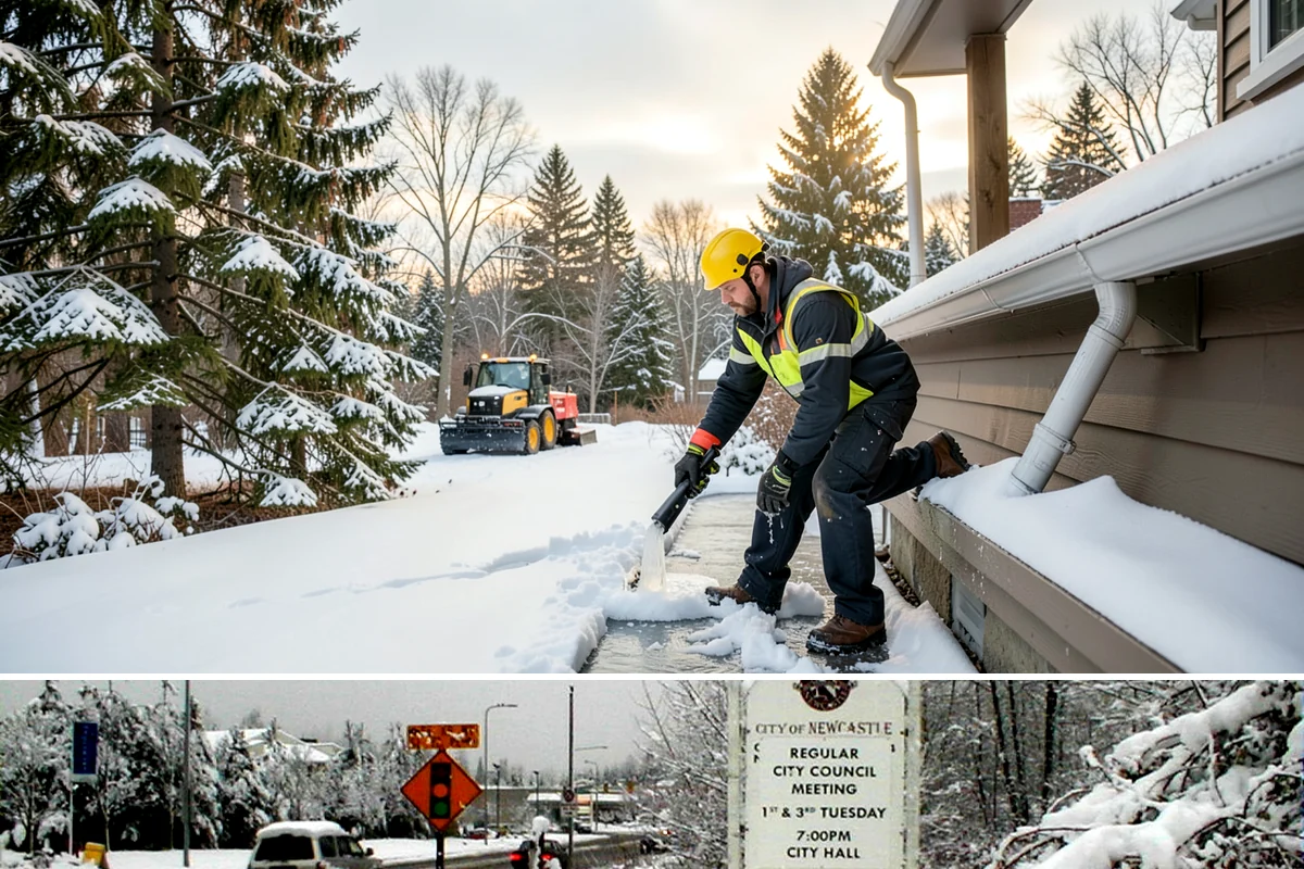 Garage Entrance Snow Removal in Newcastle, King County, WA - Reserve service in early winter so your garage apron is handled from the season's first freeze.