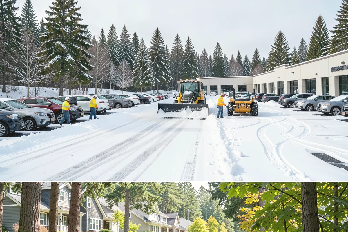 Garage Entrance Snow Removal in Normandy Park, King County, WA - Reserve service in early winter so your garage apron is handled from the season's first freeze.