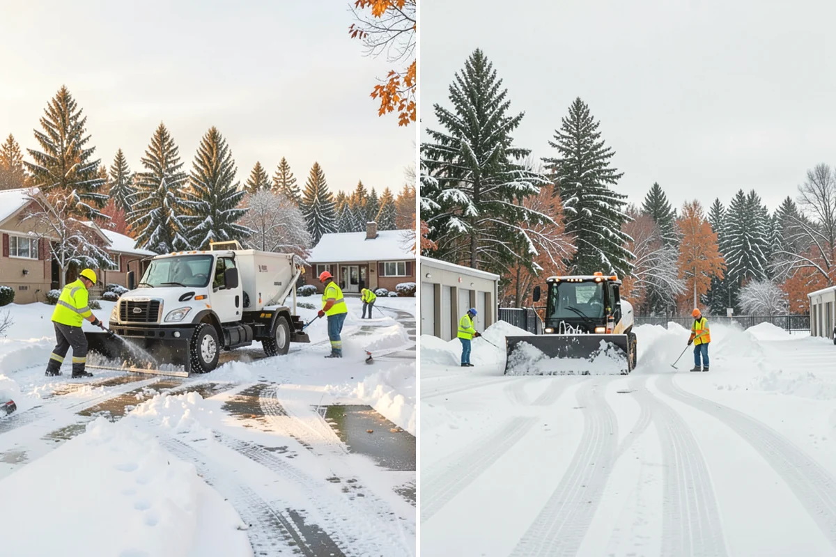 Garage Entrance Snow Removal in Oak Harbor, Island County, WA - We inspect the apron and garage door clearance