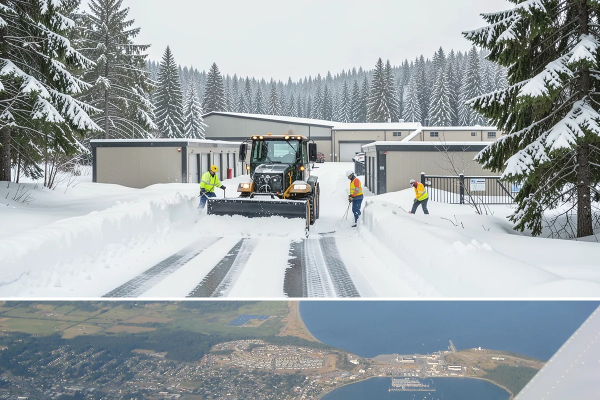 Garage Entrance Snow Removal in Oak Harbor, Island County, WA - Reserve service in early winter so your garage apron is handled from the season's first freeze.