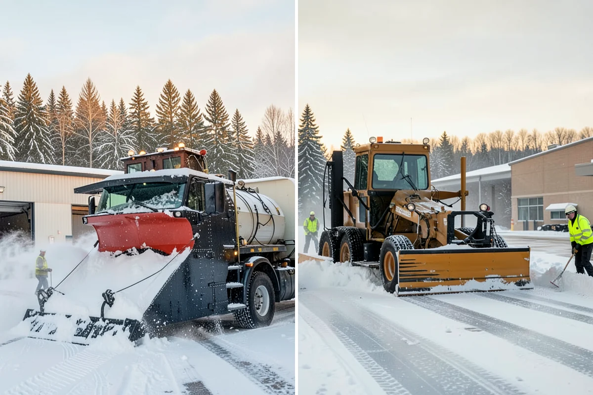 Garage Entrance Snow Removal in Pacific, King County, WA - We inspect the apron and garage door clearance