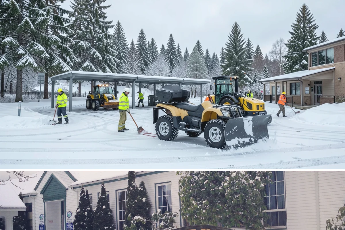 Garage Entrance Snow Removal in Pacific, King County, WA - Reserve service in early winter so your garage apron is handled from the season's first freeze.