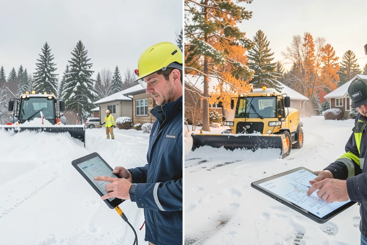 Garage Entrance Snow Removal in Ruston, Pierce County, WA - We inspect the apron and garage door clearance