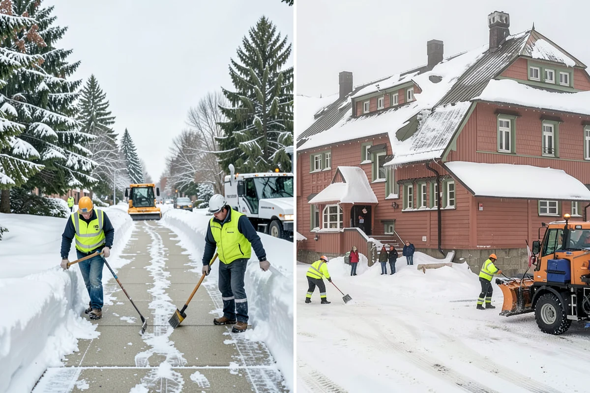 Garage Entrance Snow Removal in Sedro-Woolley, Skagit County, WA - We inspect the apron and garage door clearance