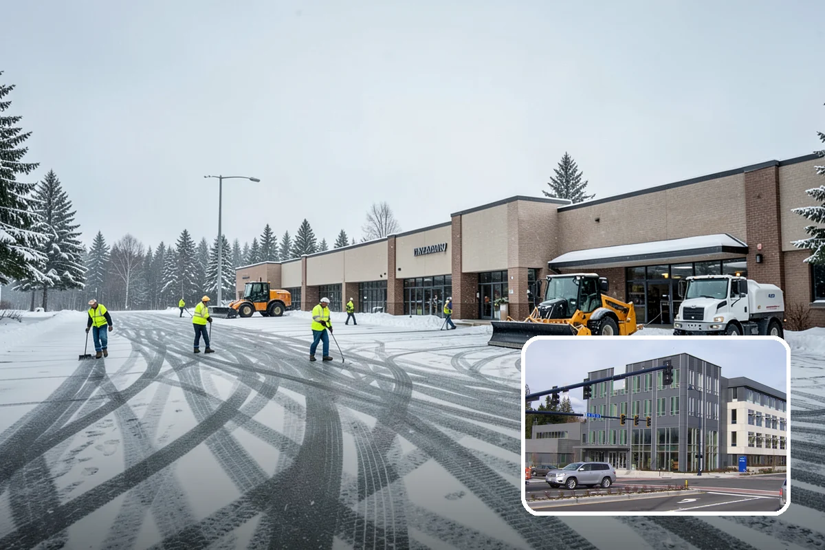 Garage Entrance Snow Removal in Shoreline, King County, WA - Frees the overhead door to open without jamming